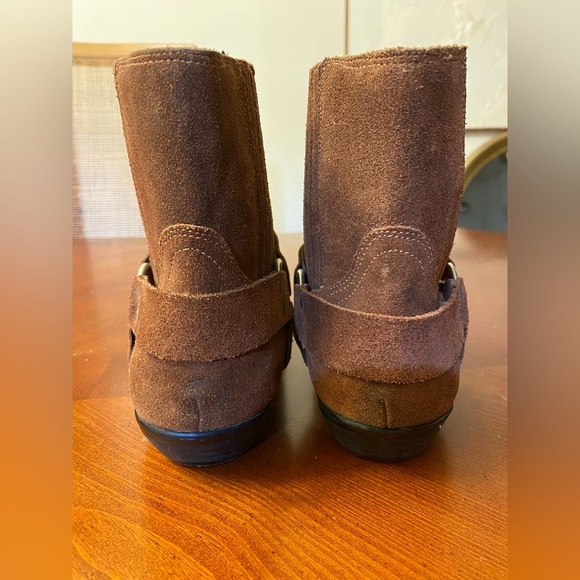 Coyote Women’s Brown Suede Cowboy Booties 7.5 - Picture 5 of 8